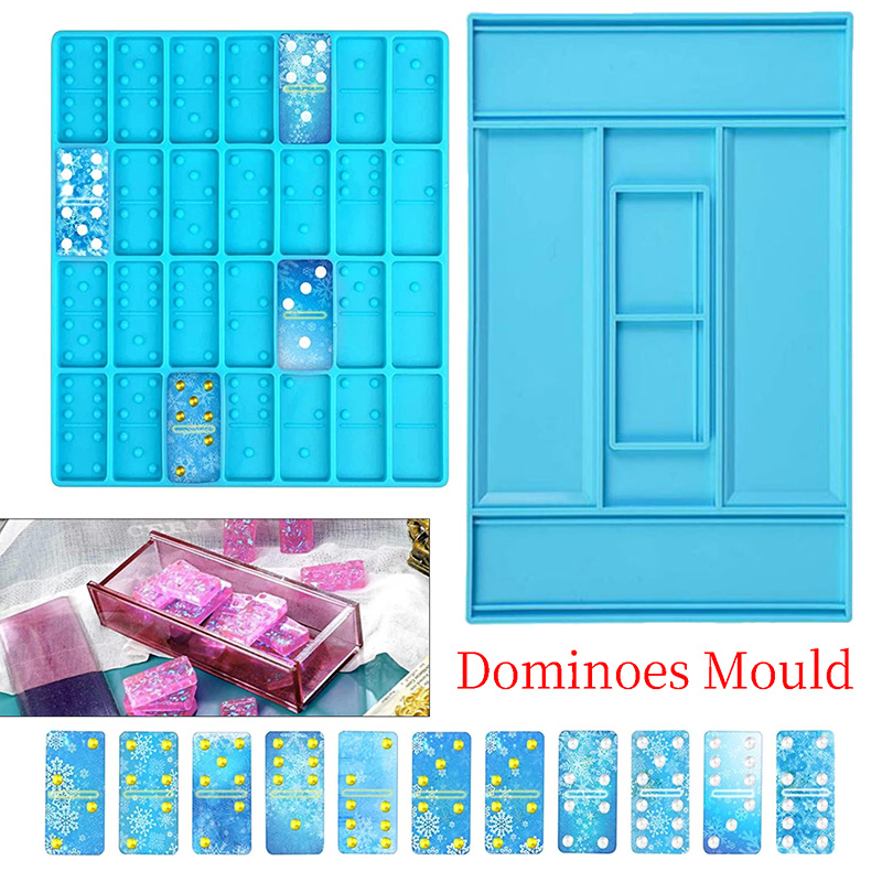 Art Craft Model - แม่พิมพ์เรซิ่น DIY สำหรับทำการ์ดเกม ไพ่โดมิโน แม่พิมพ์ซิลิโคนคริสตัล แม่พิมพ์เรซิ่นอีพ็อกซี่