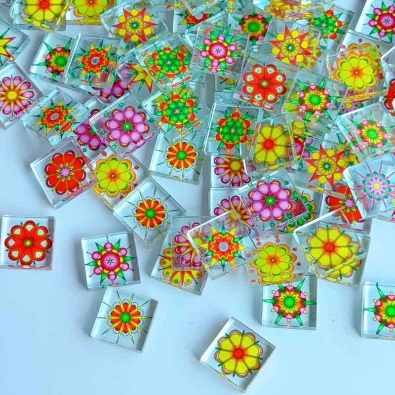 Art And Craft Photos - วัสดุโมเสกใส 100/200 กรัม ขนาด 2.3*2.3 ซม.