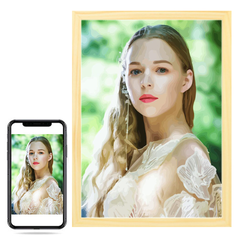 Photo Custom ภาพวาดสีอะคริลิคง - Art And Craft Photos บทวิจารณ์และราคา