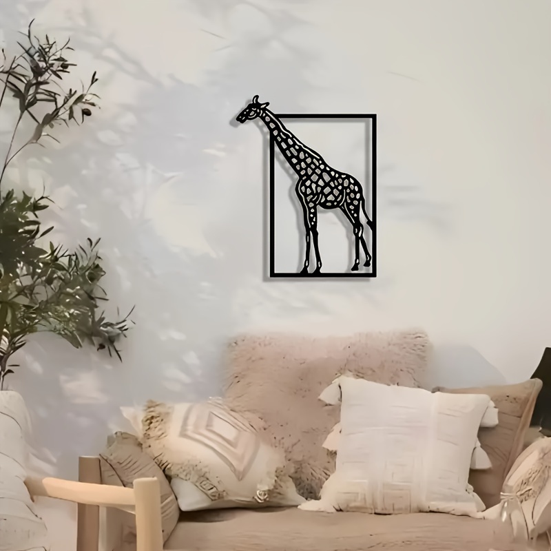 งานศิลปะติดผนังรูปยีราฟแบบนามธ - Art Craft Simple บทวิจารณ์และราคา