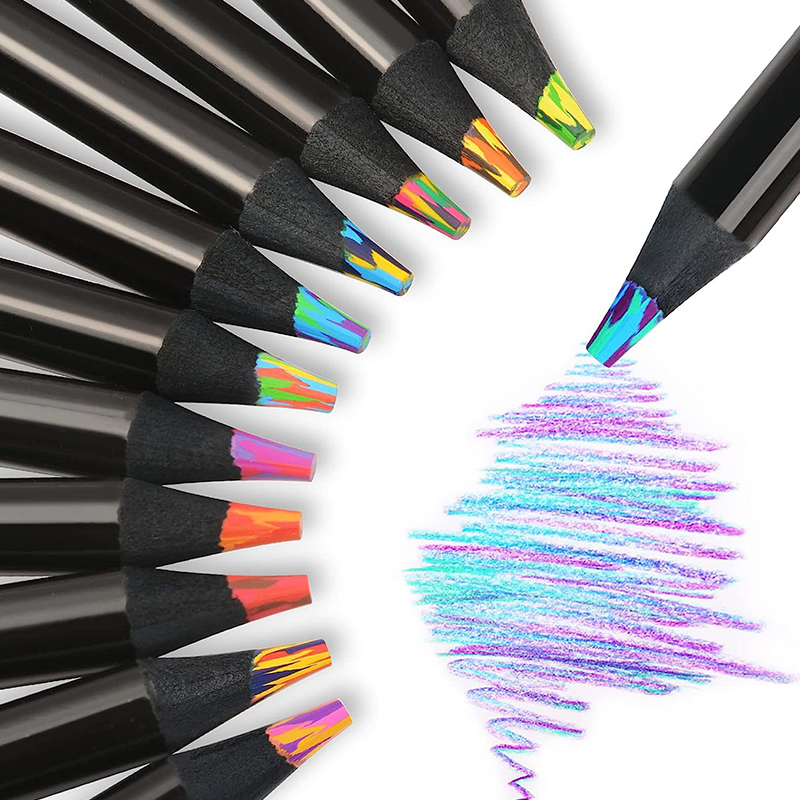 ดินสอหลากสีGradient Rainbowดิน - Art Craft Jumbo บทวิจารณ์และราคา