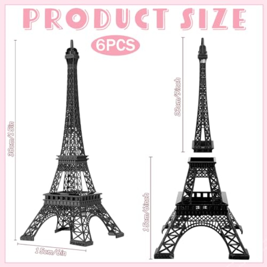 6 ชิ้น รูปปั้นหอไอเฟลขนาด 15 น - Art Craft Model บทวิจารณ์และราคา