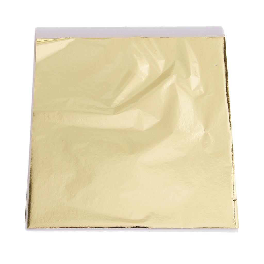 แผ่นทองคำเปลว 100 แผ่น ขนาด 14 - Art Craft Paper บทวิจารณ์และราคา
