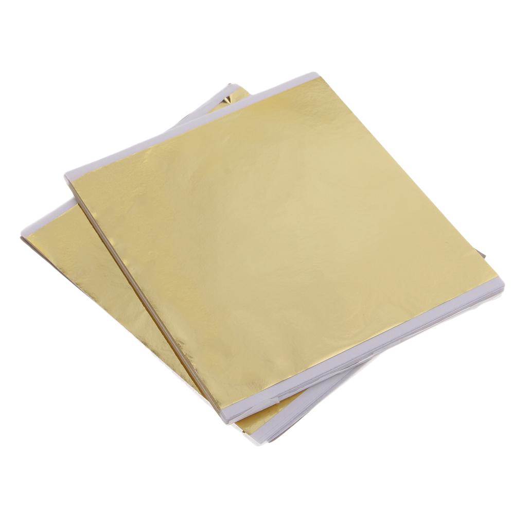 แผ่นทองคำเปลว 100 แผ่น ขนาด 14 - Art Craft Paper บทวิจารณ์และราคา