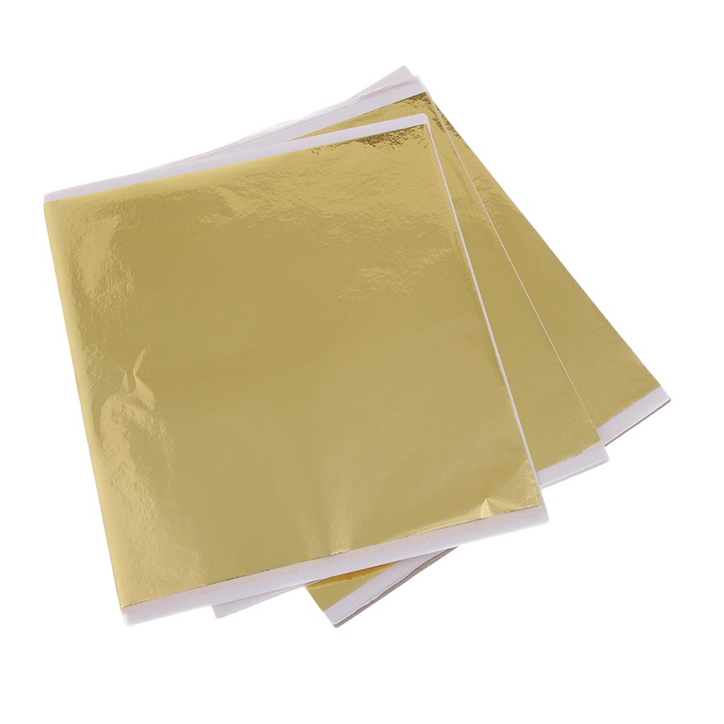 แผ่นทองคำเปลว 100 แผ่น ขนาด 14 - Art Craft Paper บทวิจารณ์และราคา