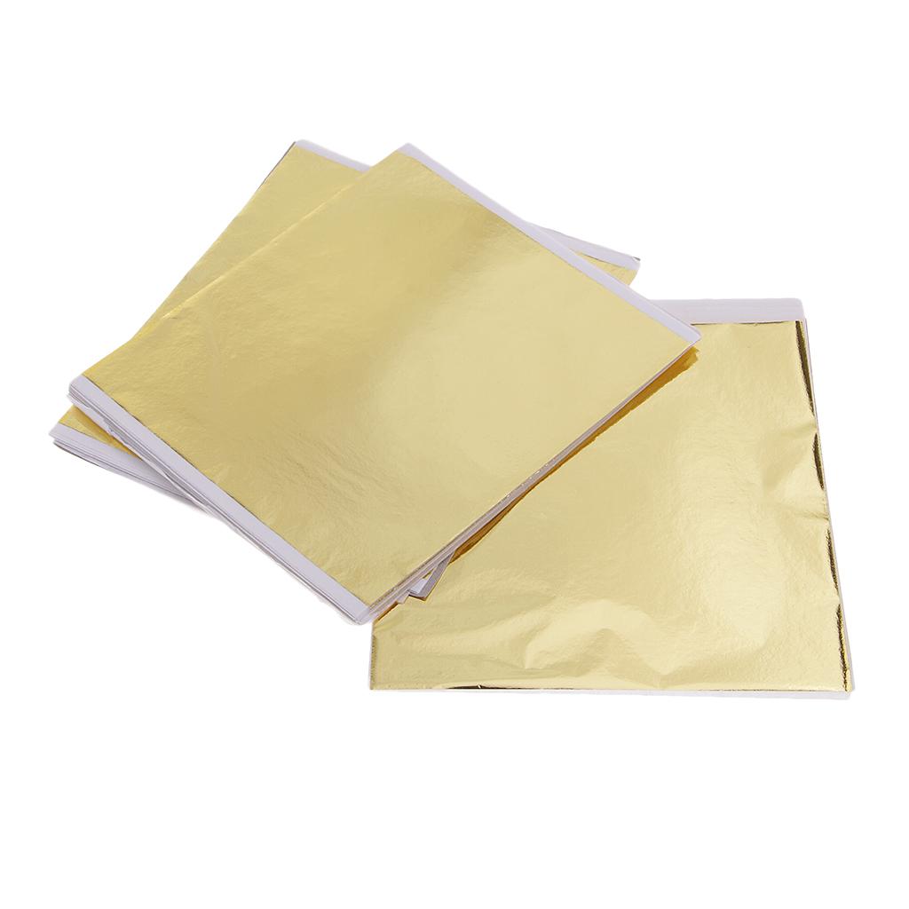 แผ่นทองคำเปลว 100 แผ่น ขนาด 14 - Art Craft Paper บทวิจารณ์และราคา
