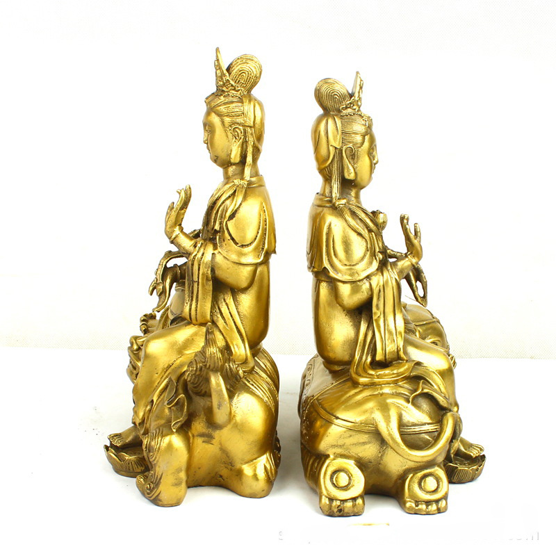 พระพุทธรูปมัญชุศรีสมันตภัทรพร้ - Art Craft Elephant บทวิจารณ์และราคา