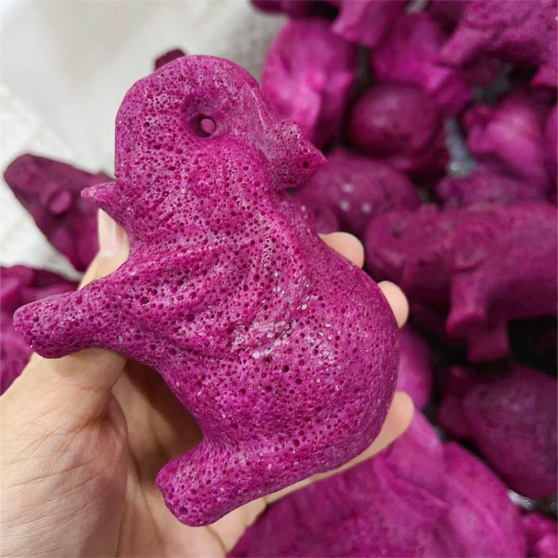 รูปแกะสลักช้างจากทับทิมธรรมชาต - Art Craft Elephant บทวิจารณ์และราคา