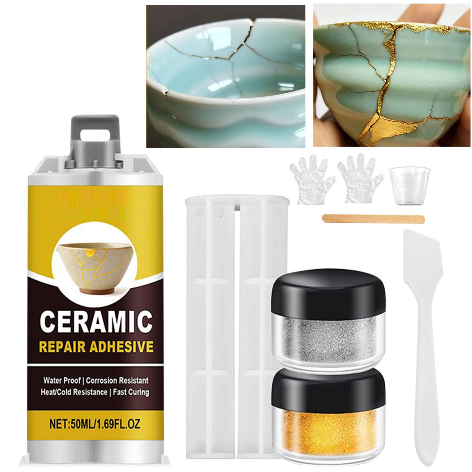 ชุดซ่อมคินสึกิ กาวเซรามิกสีทอง - Art Craft Glue บทวิจารณ์และราคา