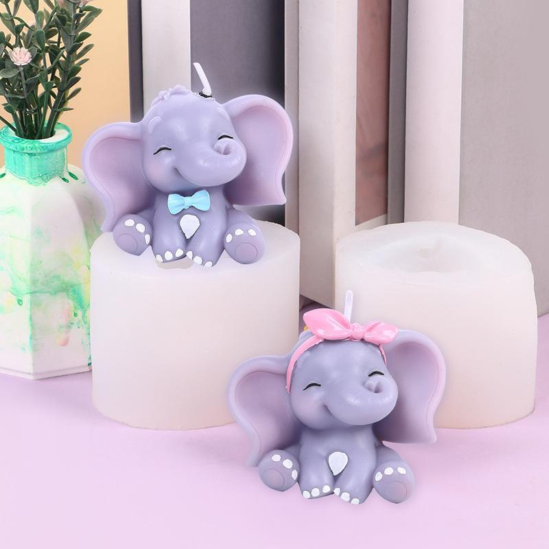 แม่พิมพ์เทียนซิลิโคนรูปช้าง 3  - Art Craft Elephant บทวิจารณ์และราคา