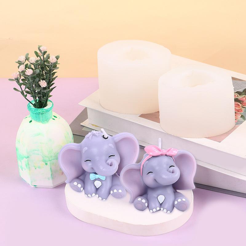 แม่พิมพ์เทียนซิลิโคนรูปช้าง 3  - Art Craft Elephant บทวิจารณ์และราคา