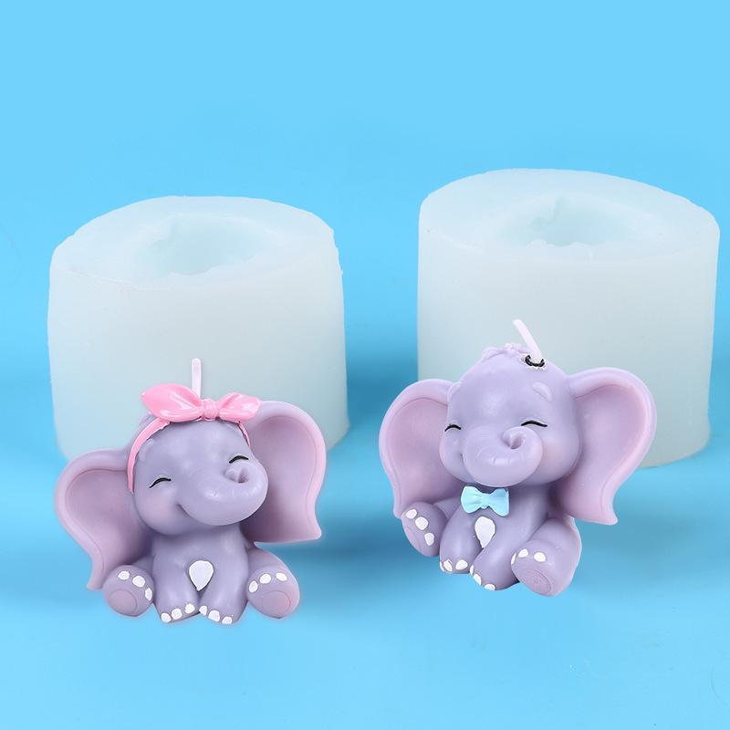 แม่พิมพ์เทียนซิลิโคนรูปช้าง 3  - Art Craft Elephant บทวิจารณ์และราคา