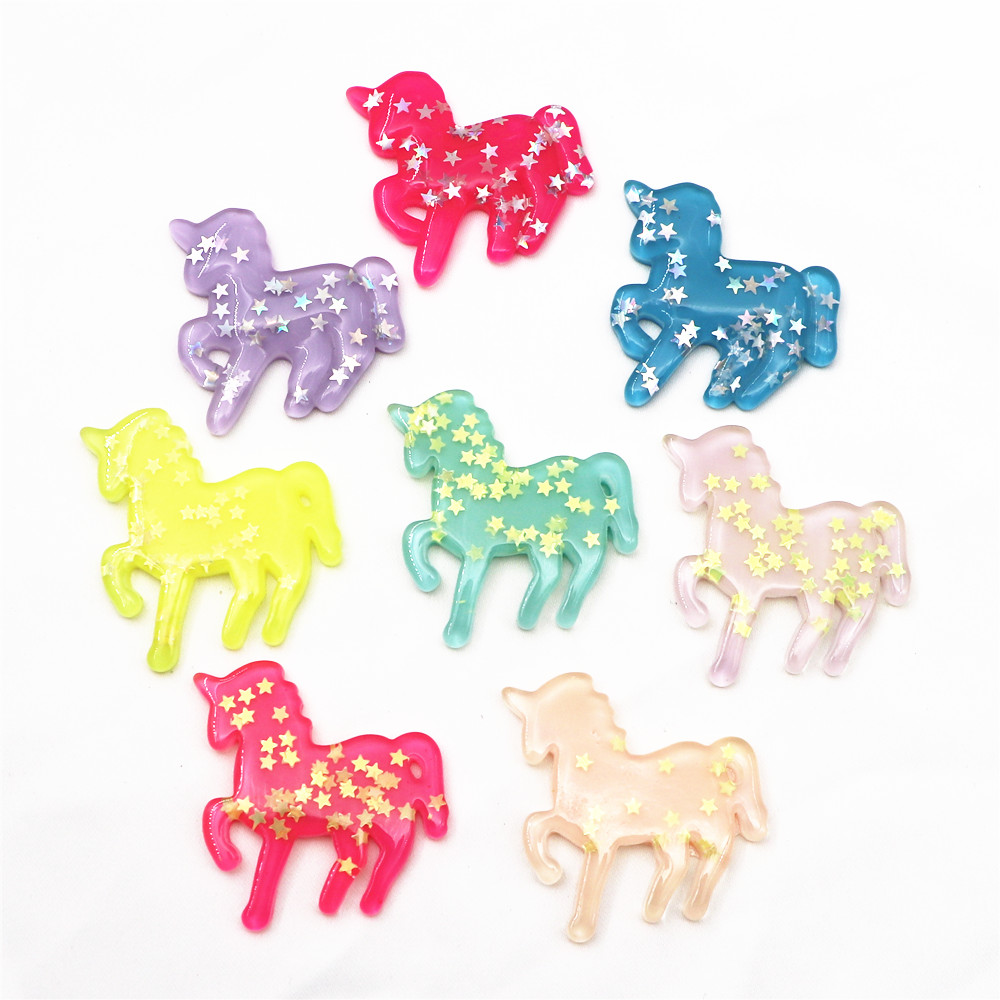 10Pcsผสมสีน่ารักการ์ตูนUnicorn - Art Craft Unicorn บทวิจารณ์และราคา