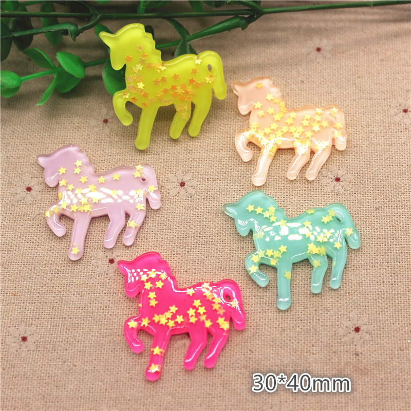 10Pcsผสมสีน่ารักการ์ตูนUnicorn - Art Craft Unicorn บทวิจารณ์และราคา