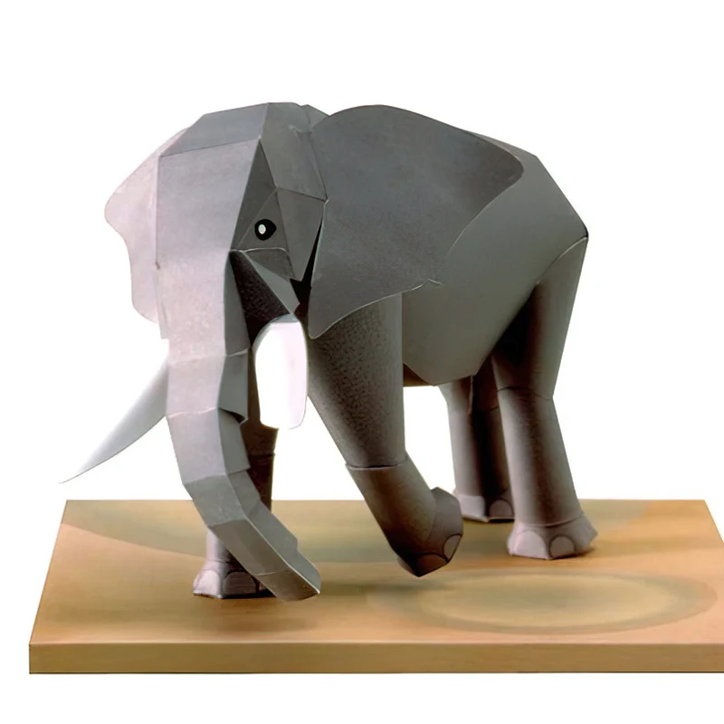 ช้างแอฟริกัน Origami Art Mini  - Art Craft Elephant บทวิจารณ์และราคา