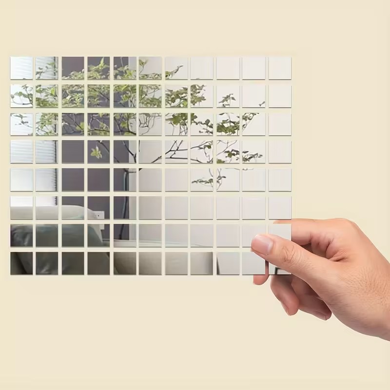 กระจกสี่เหลี่ยมจิ๋วขนาด 10*10  - Art Craft Mirror บทวิจารณ์และราคา