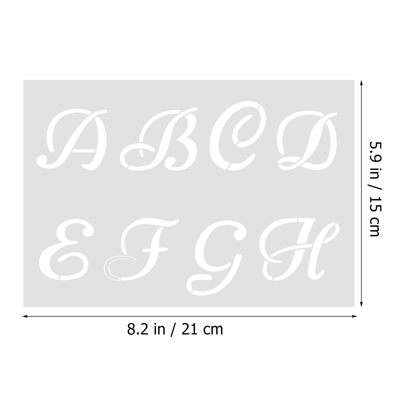 แม่แบบวาดภาพ 40 ชิ้น ลายตัวอัก - Art Craft Door บทวิจารณ์และราคา