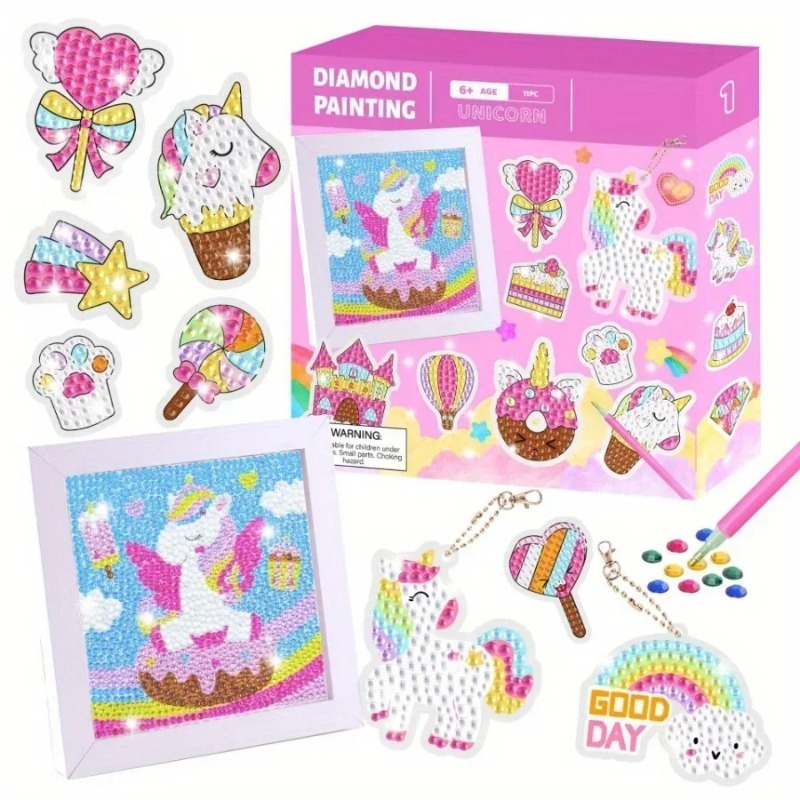 ชุดภาพวาดเพชรยูนิคอร์นสำหรับเด - Art Craft Unicorn บทวิจารณ์และราคา