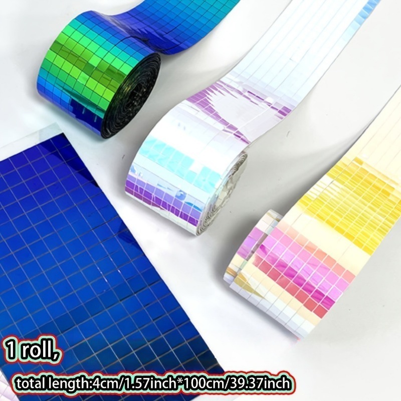 สติกเกอร์กระเบื้องโมเสคแบบกระจ - Art Craft Mirror บทวิจารณ์และราคา