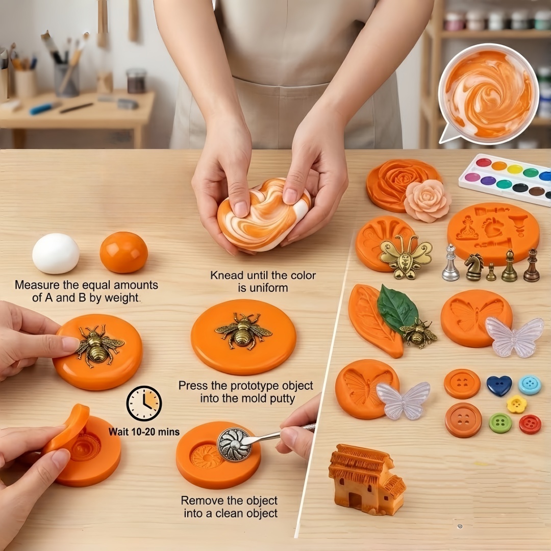 ชุดงานฝีมือซิลิโคนพัตตี้ DIY ย - Art Craft Model บทวิจารณ์และราคา