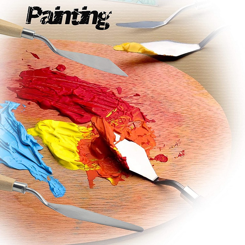 1-5 pcs Big Palette มีดสําหรับ - Painting Knife Palette บทวิจารณ์และราคา