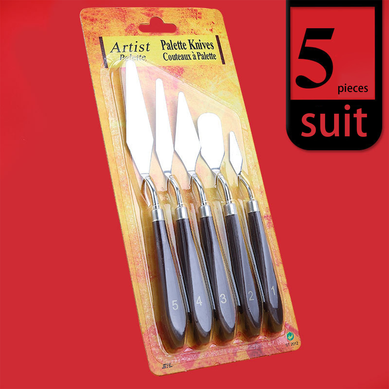 5pcs ภาพวาดสีน้ํามัน Scraper S - Painting Knife Palette บทวิจารณ์และราคา