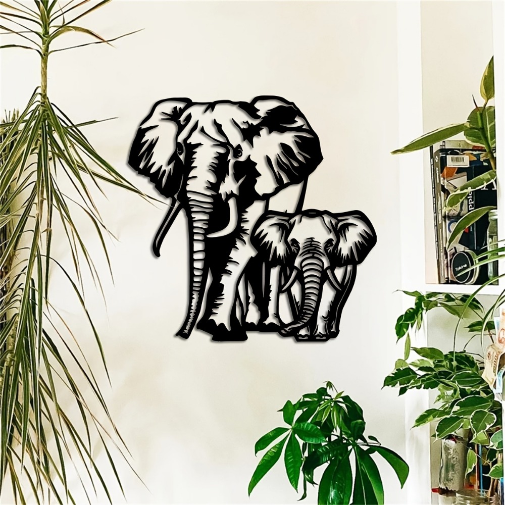 CIFBUY งานศิลปะติดผนังรูปช้างโ - Art Craft Elephant บทวิจารณ์และราคา