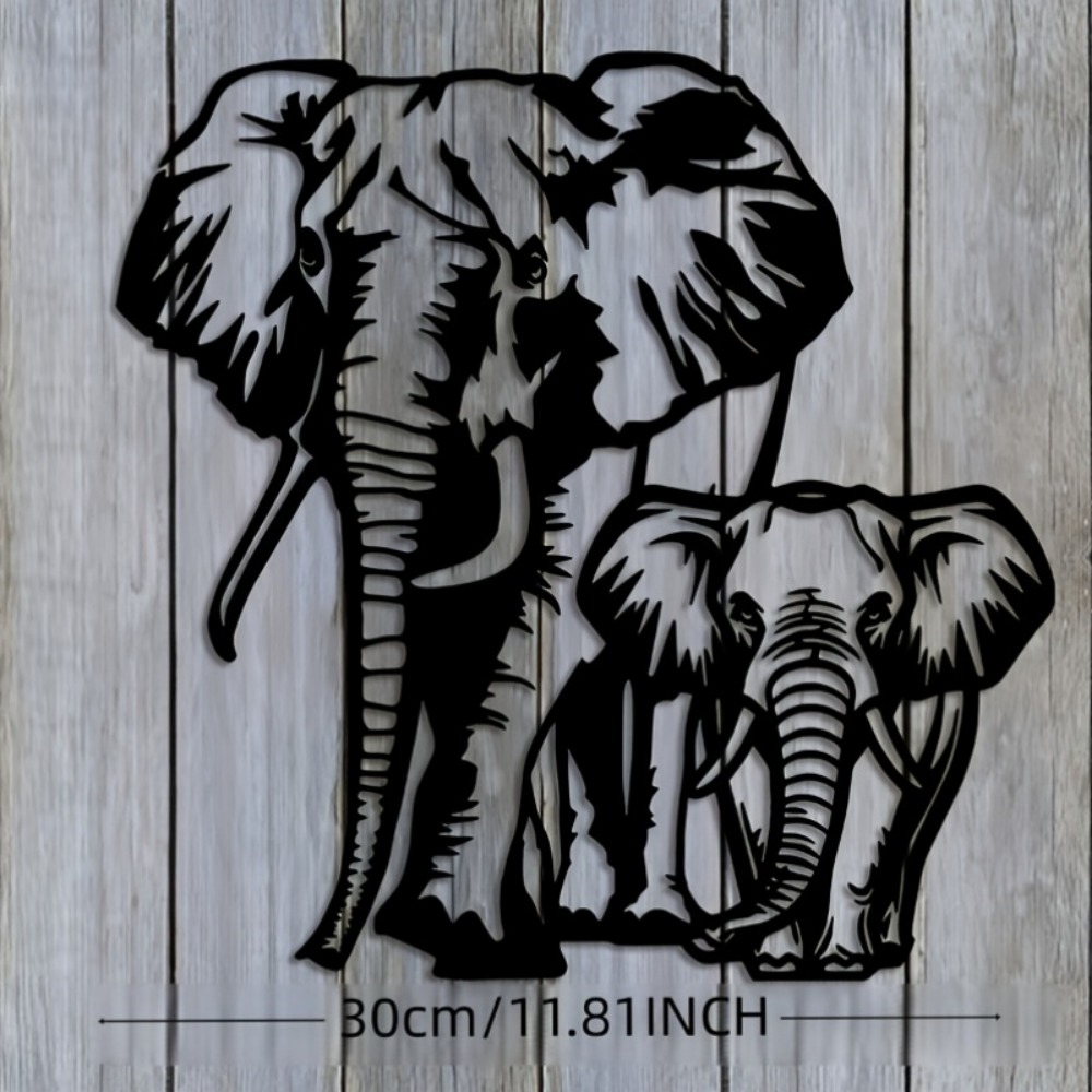 CIFBUY งานศิลปะติดผนังรูปช้างโ - Art Craft Elephant บทวิจารณ์และราคา