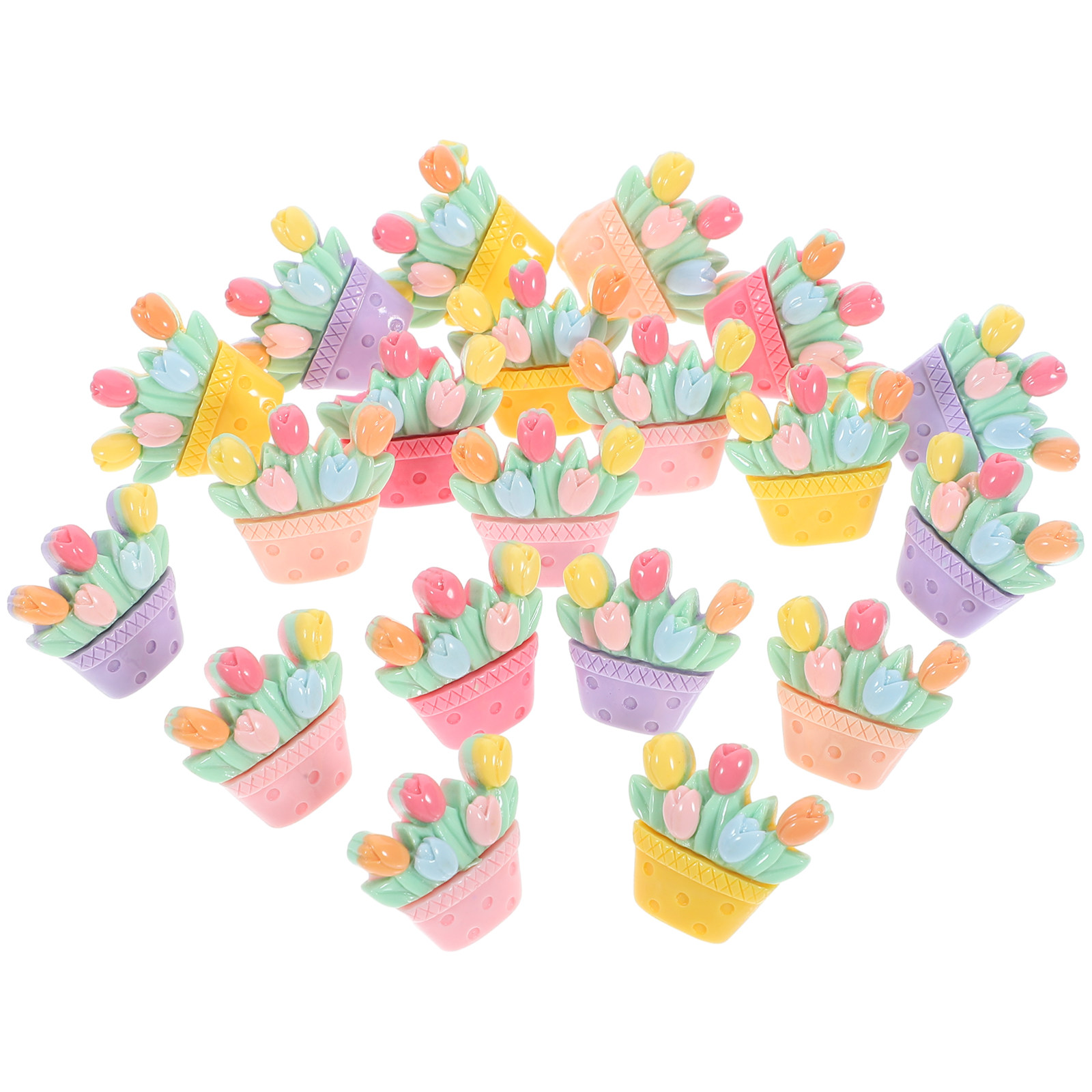 หมุดปักกระดาษเรซินลายดอกไม้ 20 - Art And Craft Photos บทวิจารณ์และราคา