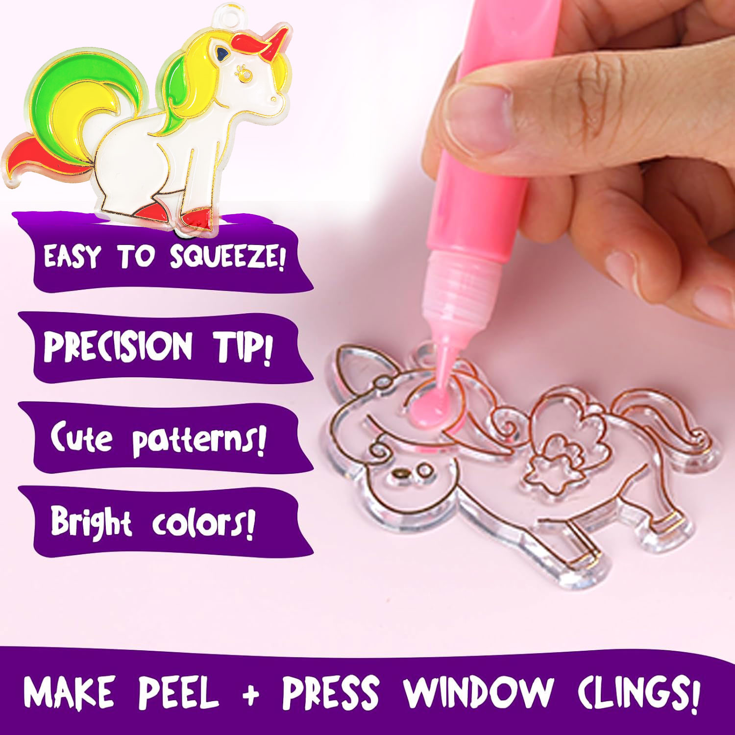 สร้างสรรค์งานศิลปะติดหน้าต่างข - Art Craft Unicorn บทวิจารณ์และราคา