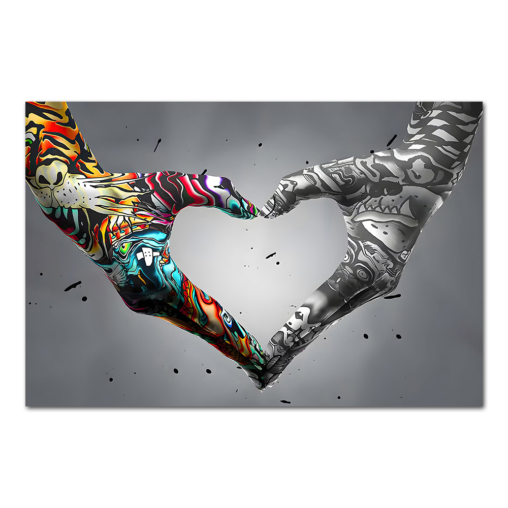 ภาพพิมพ์บนผ้าใบลายกราฟฟิตี ภาพ - Art Craft Love บทวิจารณ์และราคา