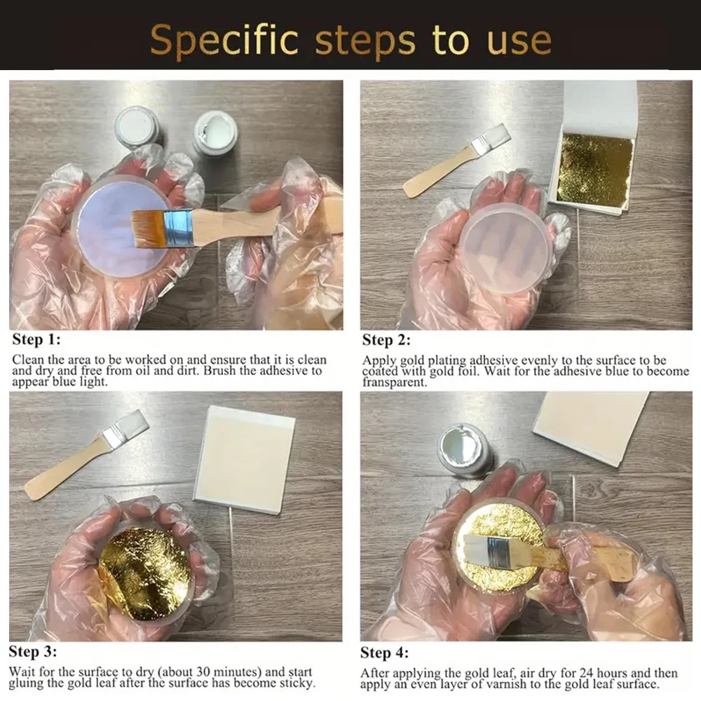 100 ml/200 ml Golden Leaf Gild - Art Craft Glue บทวิจารณ์และราคา