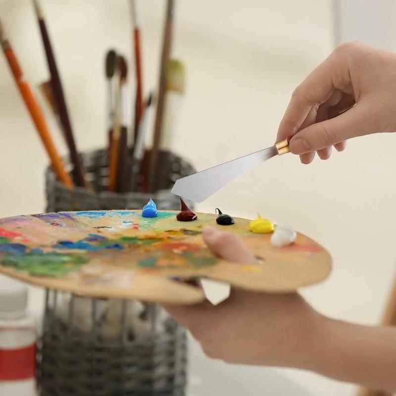 ชุดมีดทาสี 2 ชิ้น มีดผสมสี มีด - Painting Knife Palette บทวิจารณ์และราคา