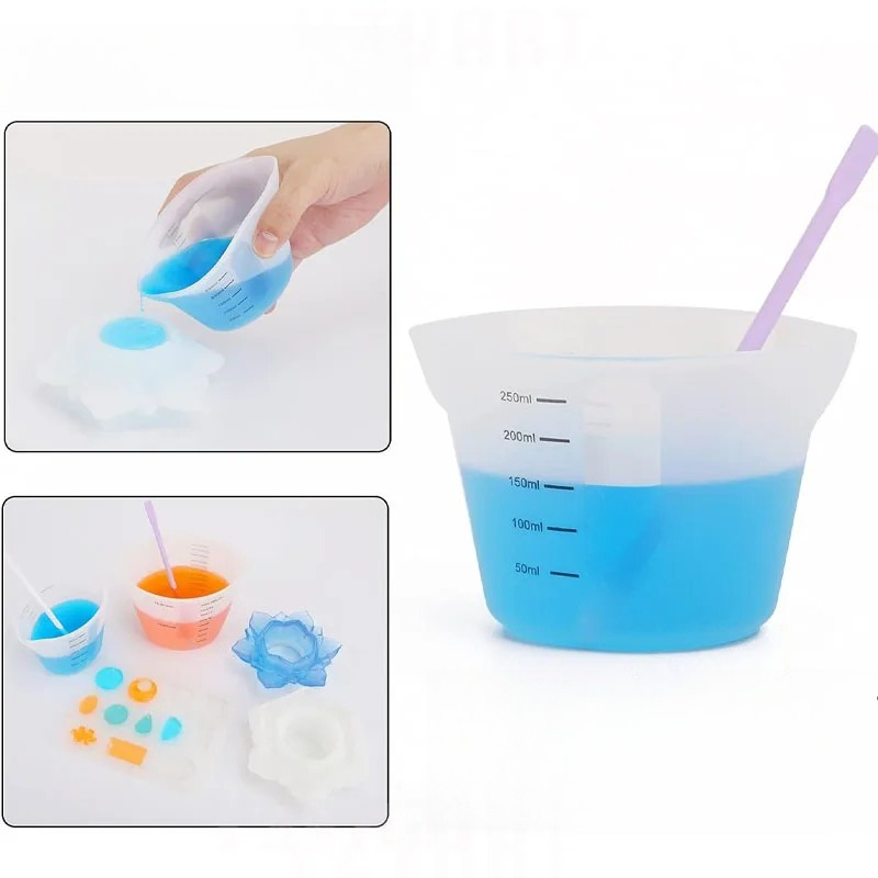 ถ้วยตวงซิลิโคนขนาดใหญ่ 500 มล. - Art Craft Model บทวิจารณ์และราคา