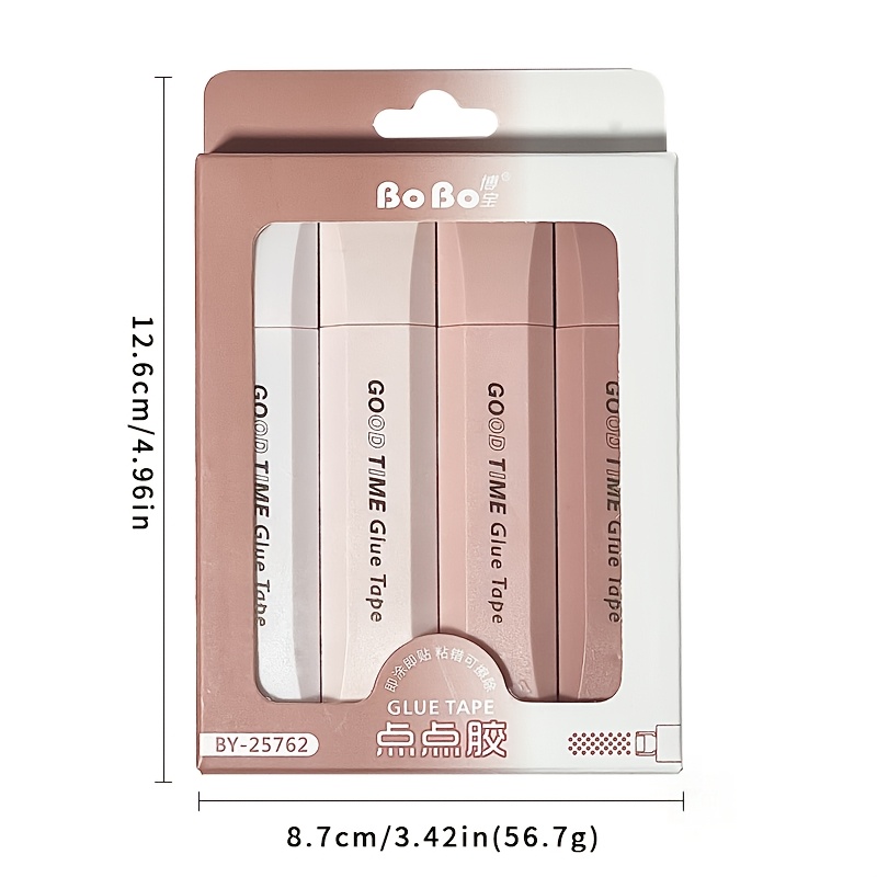 4 แพ็คเทปกาวจุดสีไล่ระดับแบบพก - Art Craft Glue บทวิจารณ์และราคา