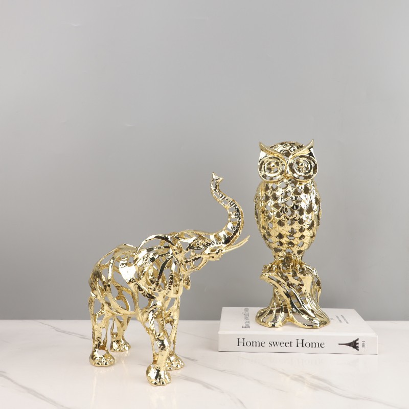 งานฝีมือโลหะ ประติมากรรมสัตว์ป - Art Craft Elephant บทวิจารณ์และราคา