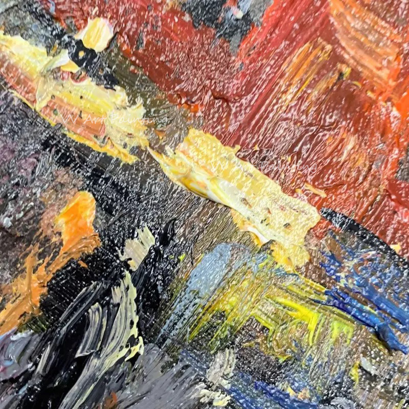 ภาพวาดสีน้ำมันทิวทัศน์เมืองแบบ - Painting Knife Palette บทวิจารณ์และราคา